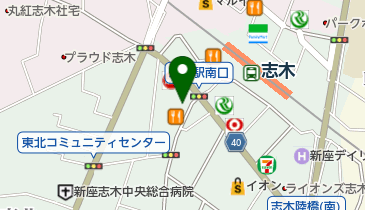 シーボン.フェイシャリストサロン志木店の地図画像