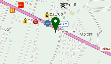 トヨタカローラ新埼玉株式会社新座店の地図画像