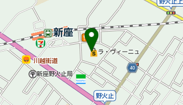 スタジオアリス新座店の地図画像
