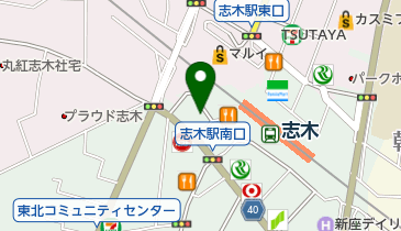 クラブ天然水の地図画像