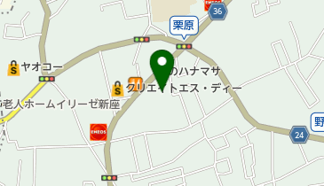 新座市役所 栗原公民館の地図画像