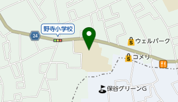 新座市役所 野寺放課後児童保育室の地図画像