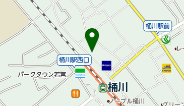ひまわり堂 桶川本店の地図画像