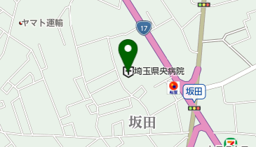 ハーベスト株式会社 埼玉県央病院店の地図画像