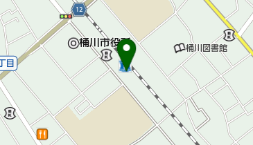 日本共産党桶川市委員会の地図画像