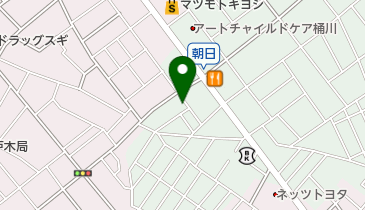 わくつ接骨院の地図画像