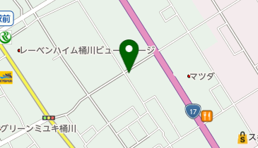 リボン理容館の地図画像