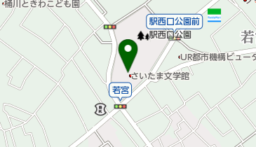 桶川市役所 桶川市民ホールの地図画像