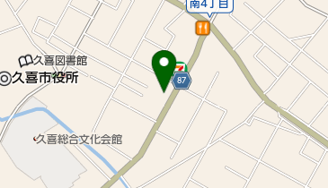 久喜バリアフリー館の地図画像