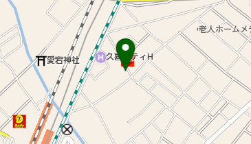 うなぎ中村の地図画像