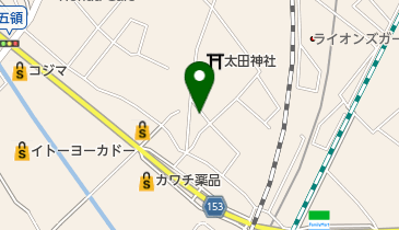 有限会社星野硝子店の地図画像