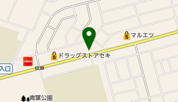 すみれクリーニング青毛店の地図画像