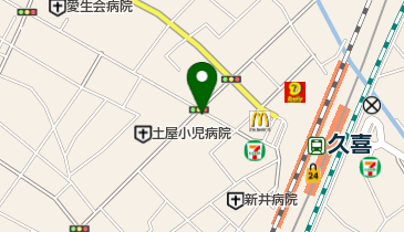 ポポ化粧品店の地図画像