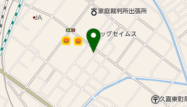 寿屋寝具店の地図画像