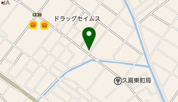 すずや美容室の地図画像