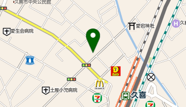 たかの久喜店の地図画像