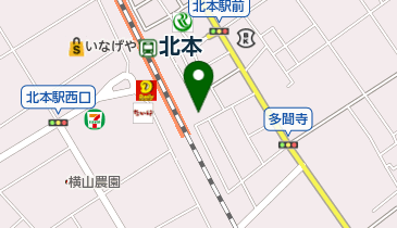 クボタ指圧院の地図画像