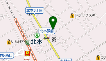 野原たばこ店の地図画像