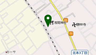 天真館空手道連盟北本道場の地図画像