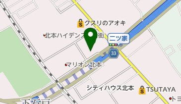 株式会社ワゴードライ 二ツ家店の地図画像