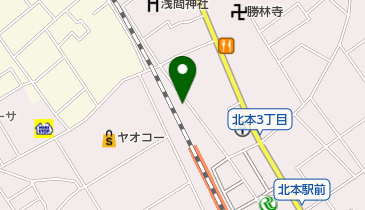 すがの呉服店の地図画像