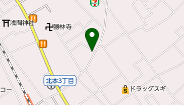 つがるや中村の地図画像