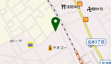 三橋モータースの地図画像