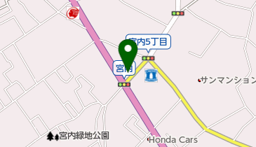 若山自動車の地図画像
