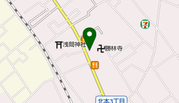 東利屋造花葬具店の地図画像