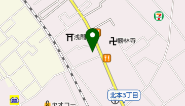 ハリカ北本店の地図画像