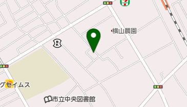 あらや美容室の地図画像