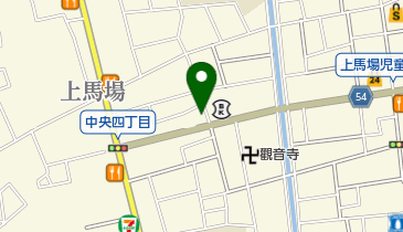 牛屋八潮店の地図画像