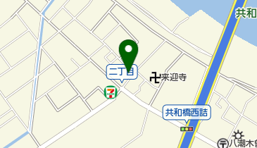 ヘアーサロンクリップの地図画像