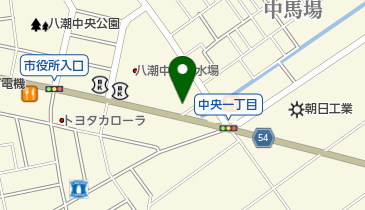 千成亭中央店の地図画像