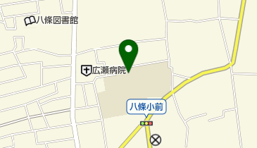 八潮市役所 教育相談所の地図画像