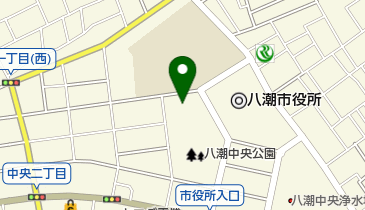 八潮市役所 八潮メセナ・市民文化会館の地図画像