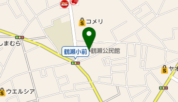 富士見市 鶴瀬公民館・鶴瀬コミュニティセンターの地図画像