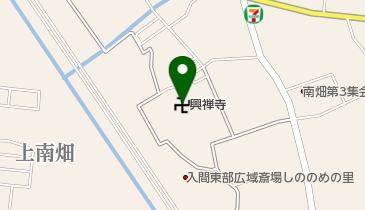 興禅寺の地図画像