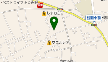 サパースナック車の地図画像