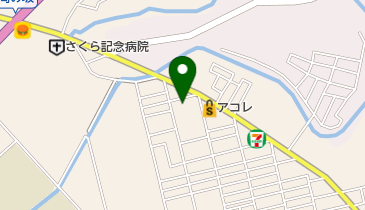 花幸生花店 夜間用の地図画像