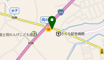 有限会社富士見観光の地図画像