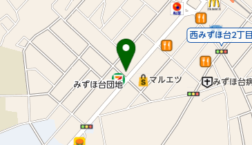 バロン洋菓子店の地図画像