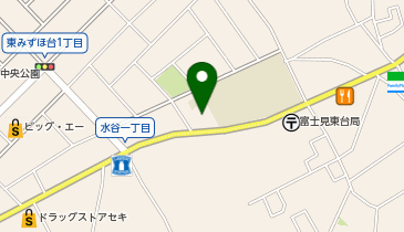 富士見市役所 水谷出張所の地図画像