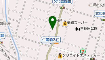 三郷キリスト教会の地図画像