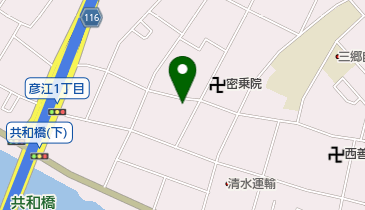 天理教東明幸分教会の地図画像