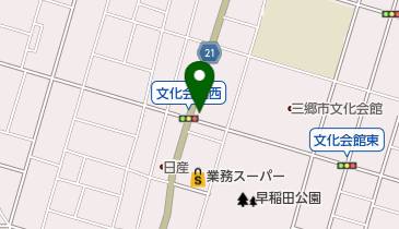 有限会社梅田自動車の地図画像