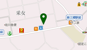 ビューティーサロン華の地図画像