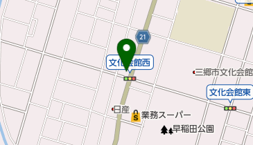 豊田理容店の地図画像