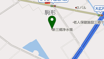 埼玉県 新三郷浄水場の地図画像