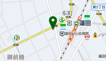 あづま進学教室蓮田教室の地図画像